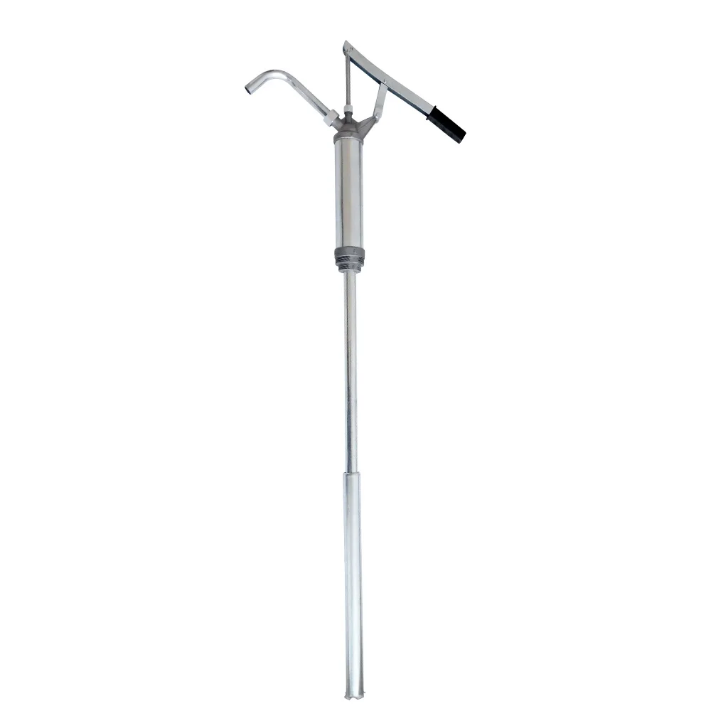 Portable high carbon steel gallon bucket pump for diesel, gasoline, manual transmission, manual pressure bucket pump