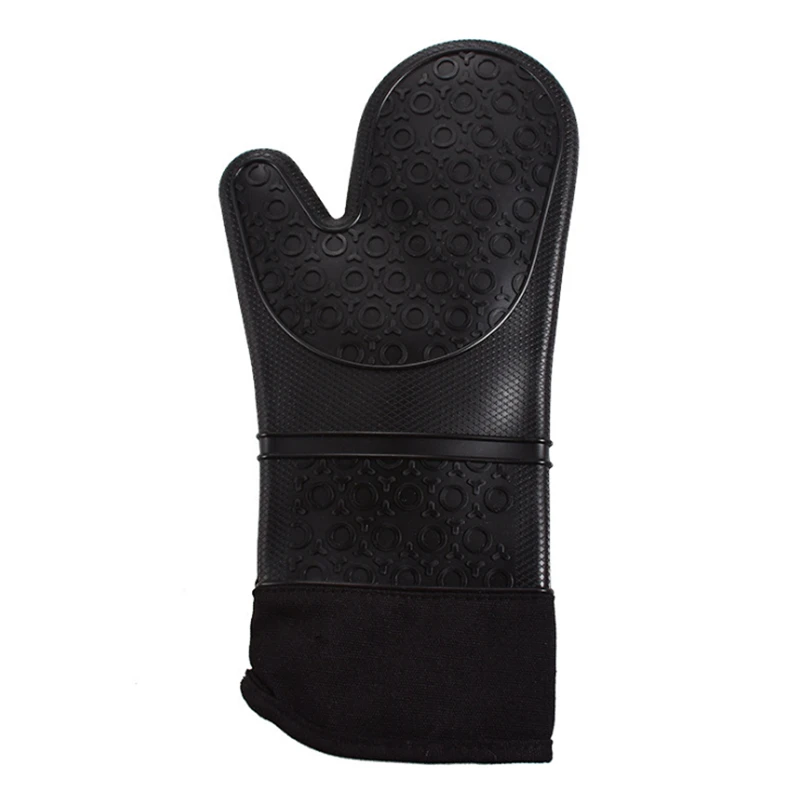 
JY 168G Amazon Hot Sale Extra Long Custom Microwave Oven Use Silicone Safe Hands Gloves Long Sleeve Oven Mitts Sets 
