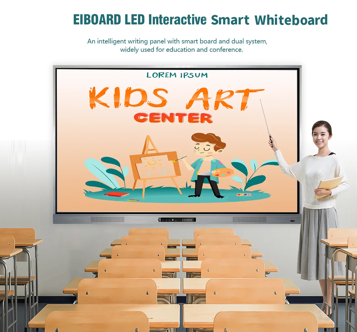 75 Inch EIBOARD School Supplies Pizarra Digital Interactiva Education Board Interactive Panels