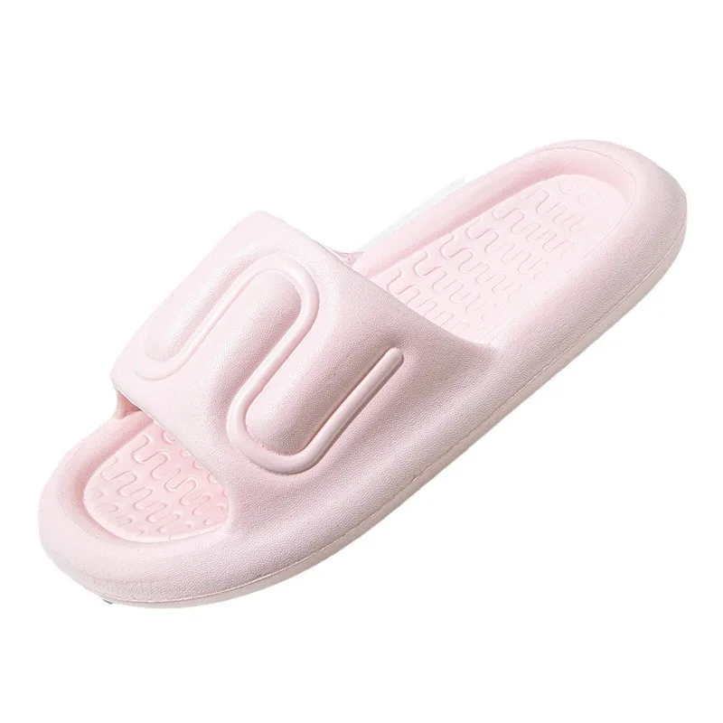 Step on shit slippers female summer indoor home thick bottom bathroom bath non-slip eva deodorant lovers cool man