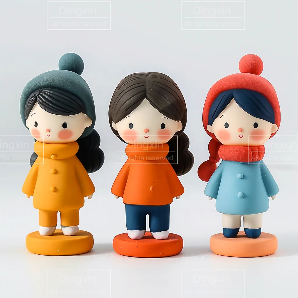 Eco-friendly Rohs Standard Soft PVC Material Cute Animal PVC Figurines for POP Holiday Gift Anime Factory Custom