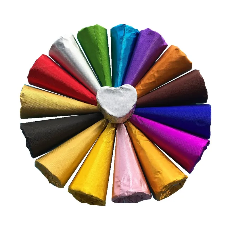 15*15 cm Embossed 1 Multi color 12 micron embossed aluminum foil for chocolate wrapping