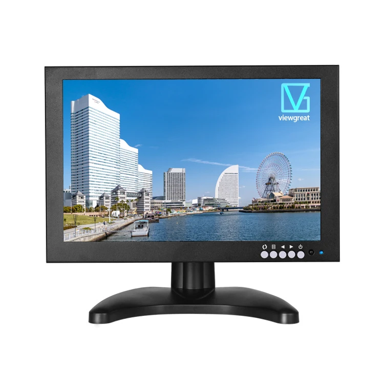 Производитель 10-дюймовый небольшой компьютерный монитор tft lcd монитор cctv наблюдение езопасности дома