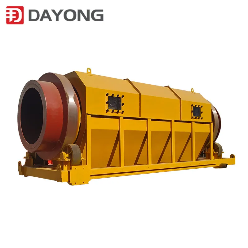 China Hot Brand Classifier Machine Cylinder Round Sifter Rotary Drum Screener GT1015 GT1020 Drum Sand Screening Machine