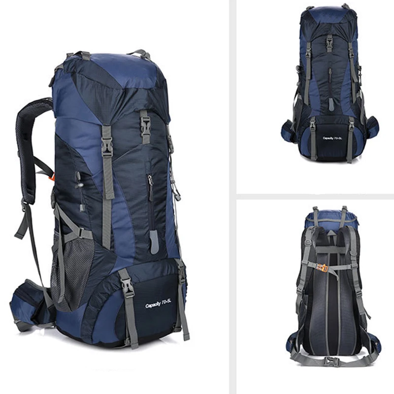 Trekking Backpack Tactical Mountaineering Backpack 75l Hiking Camouflage Custom Oxfordle Campingwaterproofleisure Waterproof