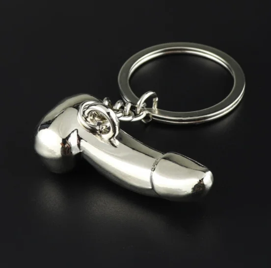 metal sex key chain Rings Dildo Penis Sex Accessories, Sex Shop Funny Adult Products Decoration sexy cock key ring