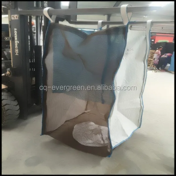 EGP Vented Firewood Bag PP Firewood Bulk Bag Manufacturer big mesh bag