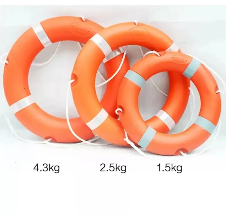 Factory direct swimming rescue marine 2.5kg & 4.3kg life ring/lifebuoy