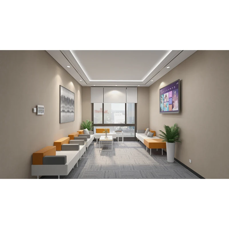 Colorful Office Collaborative Hotel Reception Area Sofa Chair And Table Modular Seating Leisure Office Sofa Set Furniture