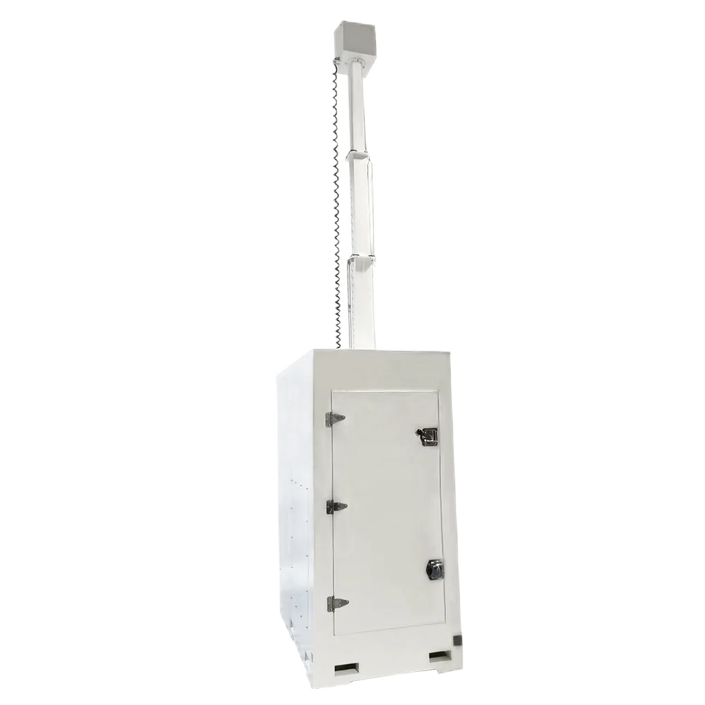 Cuboid mounted high definition cctv camera surveillance security for field monitoring