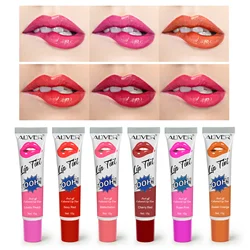 OEM Romantic Lipstick 6 Colors Professional Long Lasting Waterproof Sexy Magic Peel Off Colored Lip Tint For Lips Makeup
