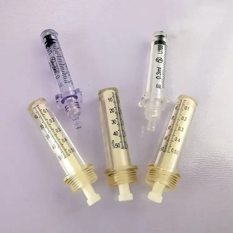 Filler Disposable Sterile Pen Ampoule Head  0.3ml  0.5ml Ampoules For Pen