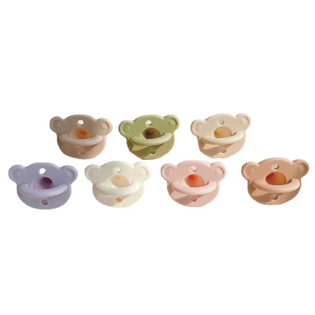 Custom Eco-Friendly Food Grade Baby Pacifier Safe Disinfection Cute Cartoon Silicone Baby Pacifier Baby Pacifier