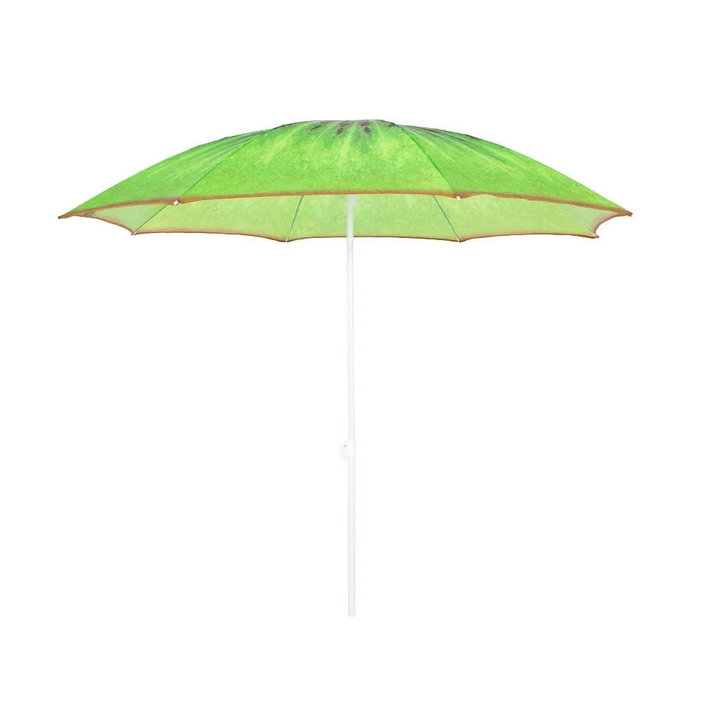 Manufacture Beach Umbrella Sunshade Anti-UV Parasol Umbrella Potable Fruit Design Beach Umbrella