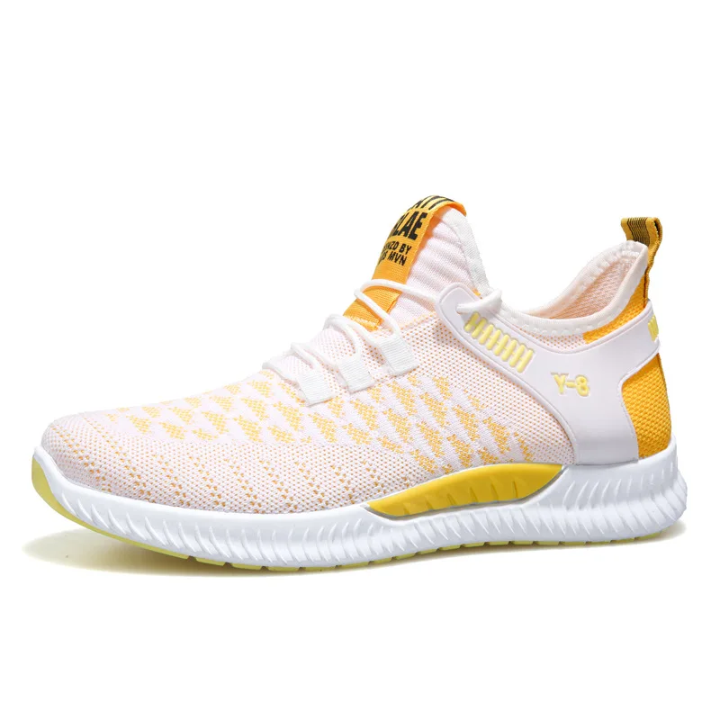 manufacturer  flying knit white casual shoes vapors plus new fashion air comfortable sneakers  sports shoes for men