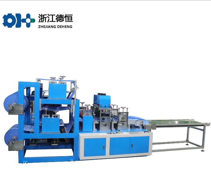 Нетканый медицинский чехол для обуви, одноразовый Противоскользящий чехол для обуви, машина для изготовления водонепроницаемых чехлов для обуви PP + PE