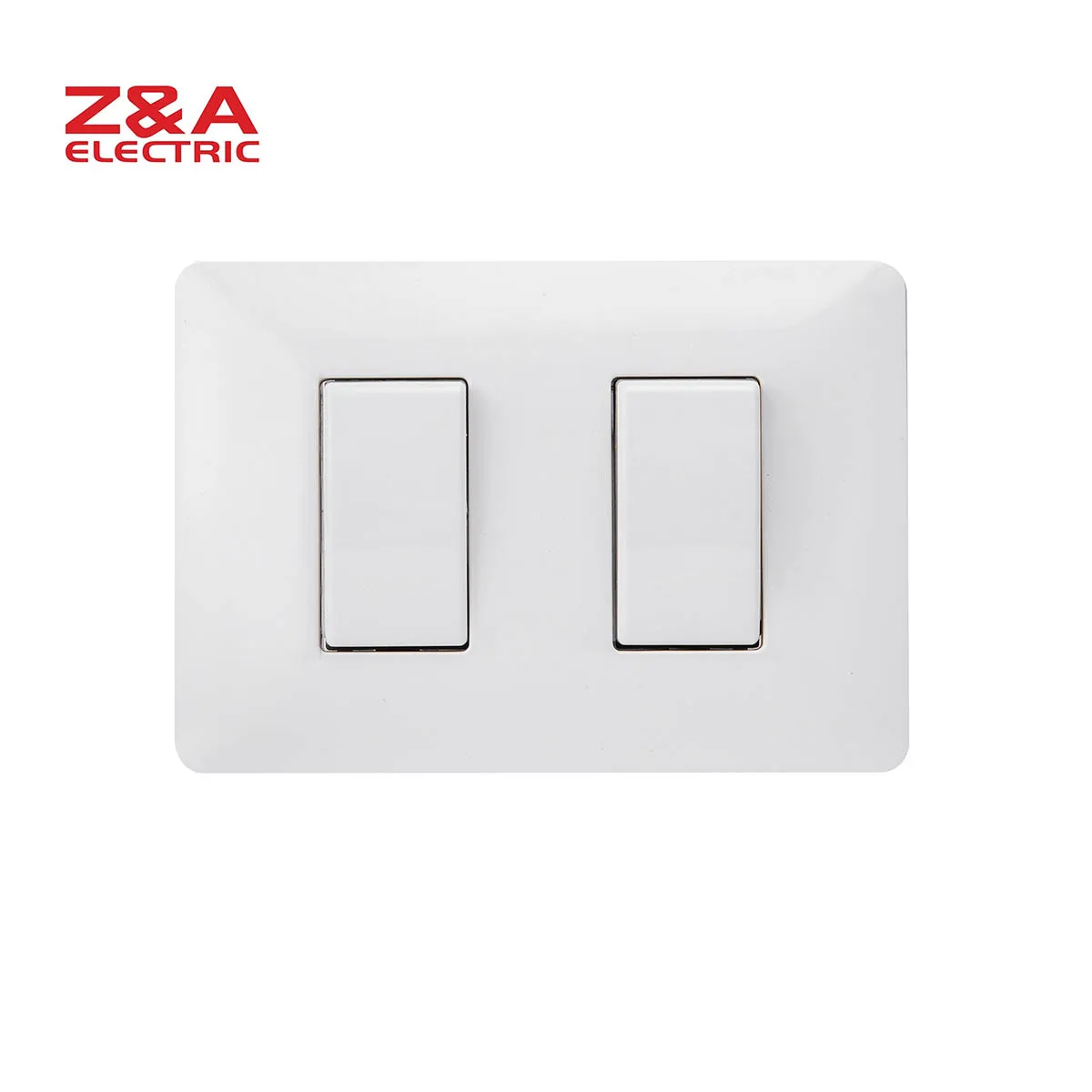 BM SERIES WHITE WALL SWITCH American standard  2 gang 1 way wall switch 10A 120-250V home light switch