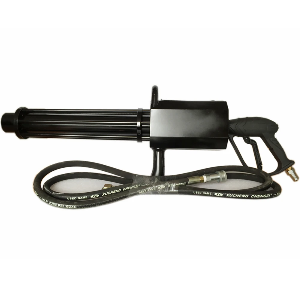 Профессиональный Сценический аудио дымовая машина тумана портативный пушка цвет Co2 свадебных торжеств и празднования Рождества бумажное конфетти машина YS-C8