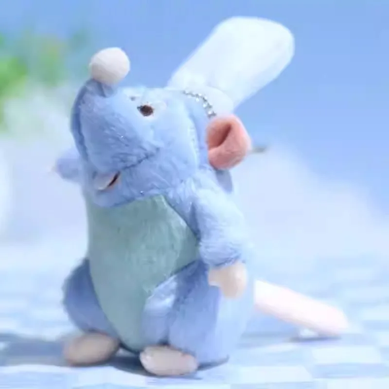 Japanese Cute Rat King Chef Cooking Doll Small Mouse Pendant Keychain Plush Toys for Girls and Bags