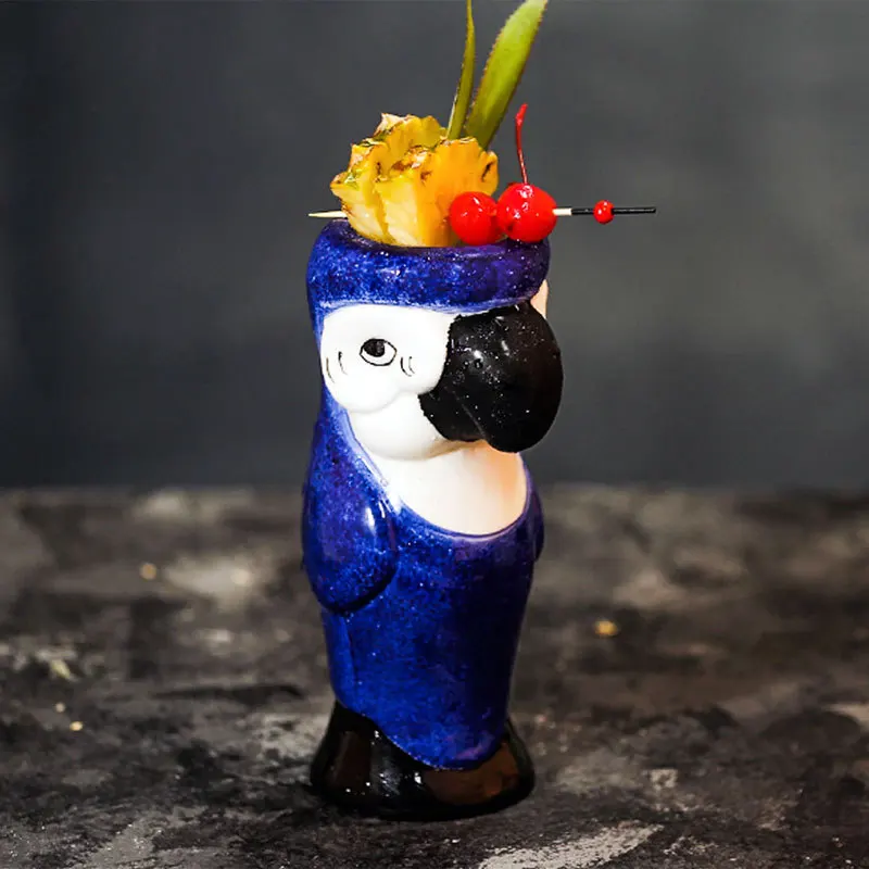 Ceramic Hawaiian Party Mug Multiple Hawaii Style Tiki Mug Ceramic Animal Panda Mug 480ml