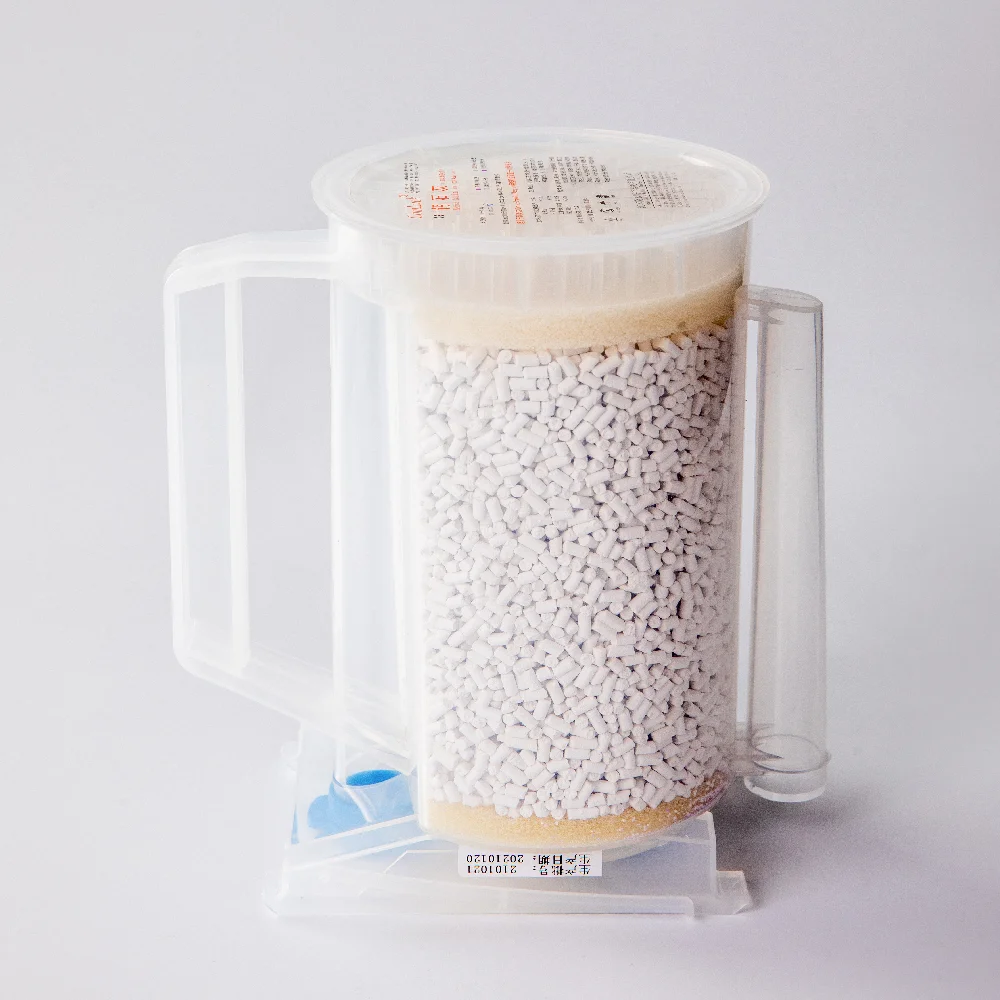 Calcium lime used to absorb carbon dioxide gas