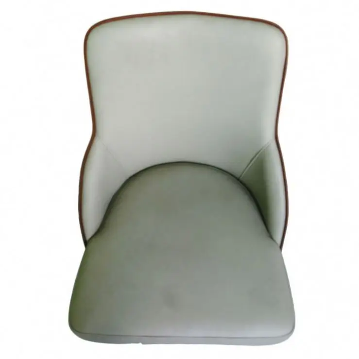 Fil Noir Modern Home Restaurant Furniture Pu Fabric Iron Italian Dining Chair