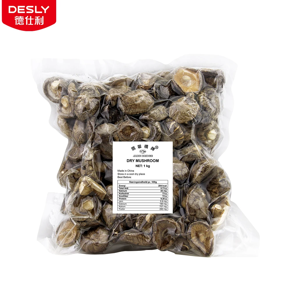 Высокое качество сушеный шиитаке оптовая продажа Нефритовый мост сухой гриб 1 кг по заводской