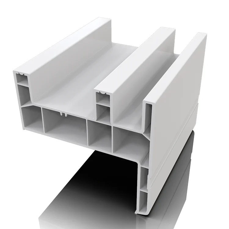 High Quality New Design Upvc Conch Lead Free Rectangular Pvc Chamfer Polish H Shaped Plastic Extrusion Profile