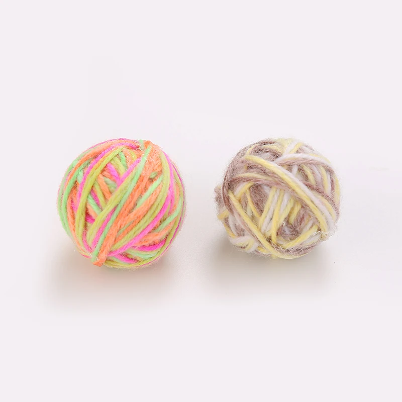 Silicat cat toy wool ball set 6pcs grinding claw pet toys wholesale in stock cat toy
