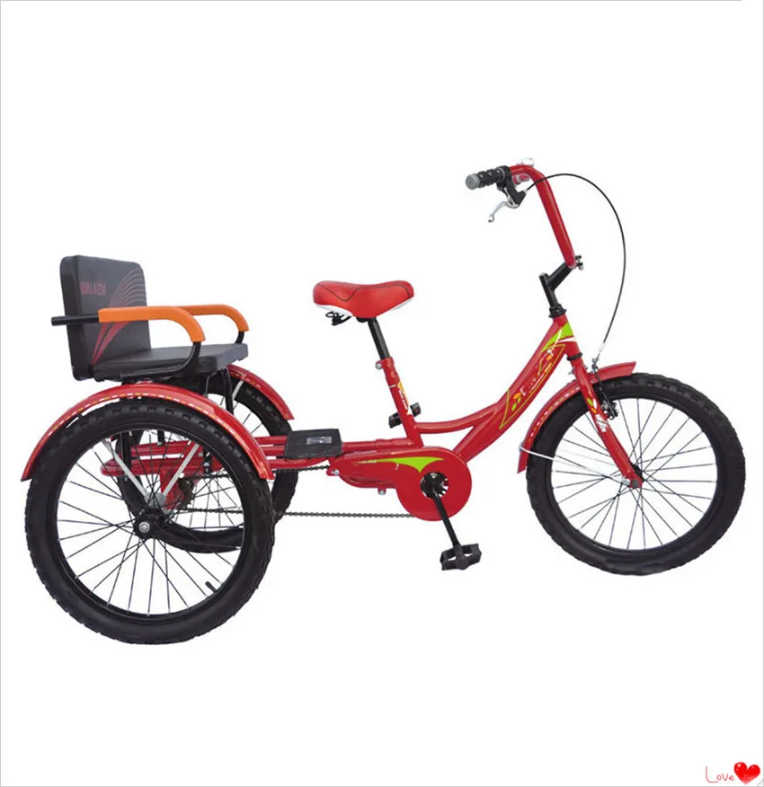 J triciclo de bicicleta carga cubierto familiar para adulto carga bicicletas para 2 adultos
