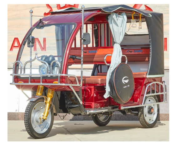 Electric Tricycle For Cambodia Market Hydraulic Shock E Rickshaw 3 Wheel Car