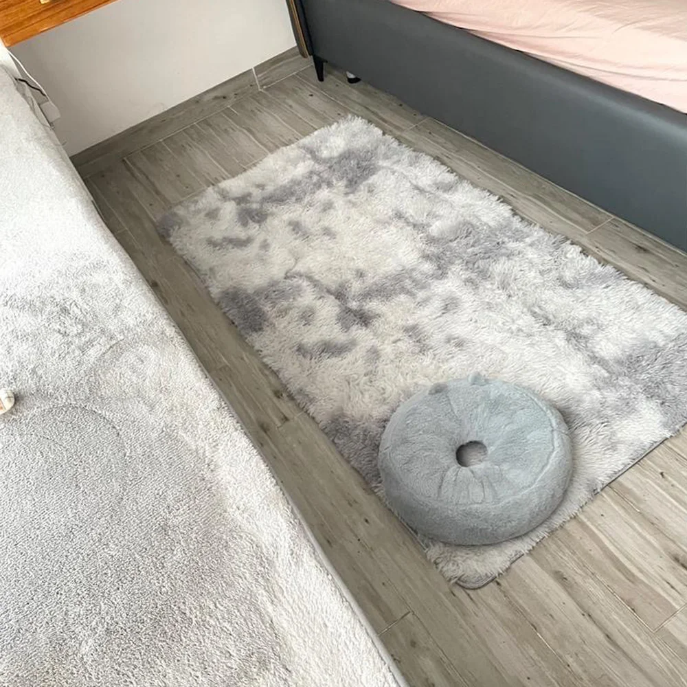Modern Polyester Super Plush Big Luxury Fluffy FV fur Anti-Slip Soft Floor Bedroom Rugs fluffy bed Carpets For Living Room