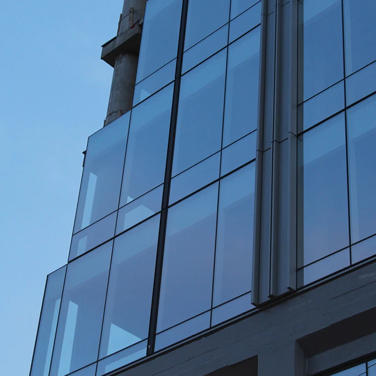 Hot Sale Wall Window Profile System Price Curtain Wall Frame Double Glass Curtain Wall Building Facade