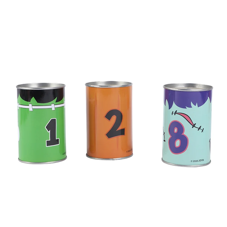 Small travel toy can tin box packaging metal mini portable aluminum alloy stainless steel sealed can