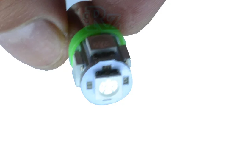 AC 6V 6.3V BA9S led T4W Non polar 5 SMD 5050 194 168 LED Bulbs 5 LED no ghost For Capacitors Pilot lamp pinball machine 6V