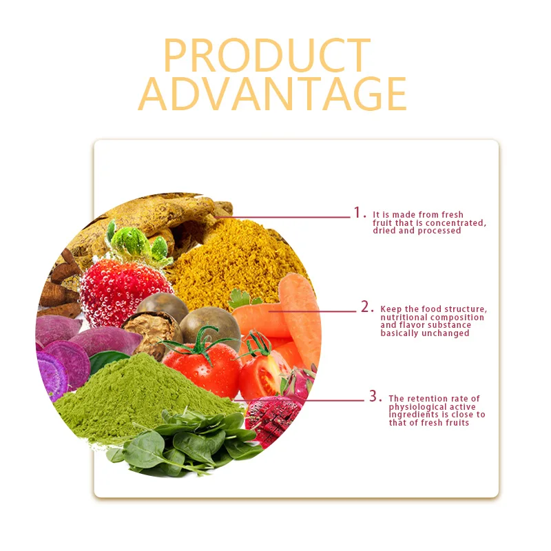 Wholesale Super Food Blend Powder Mixed Fruit and Vegetable Powder