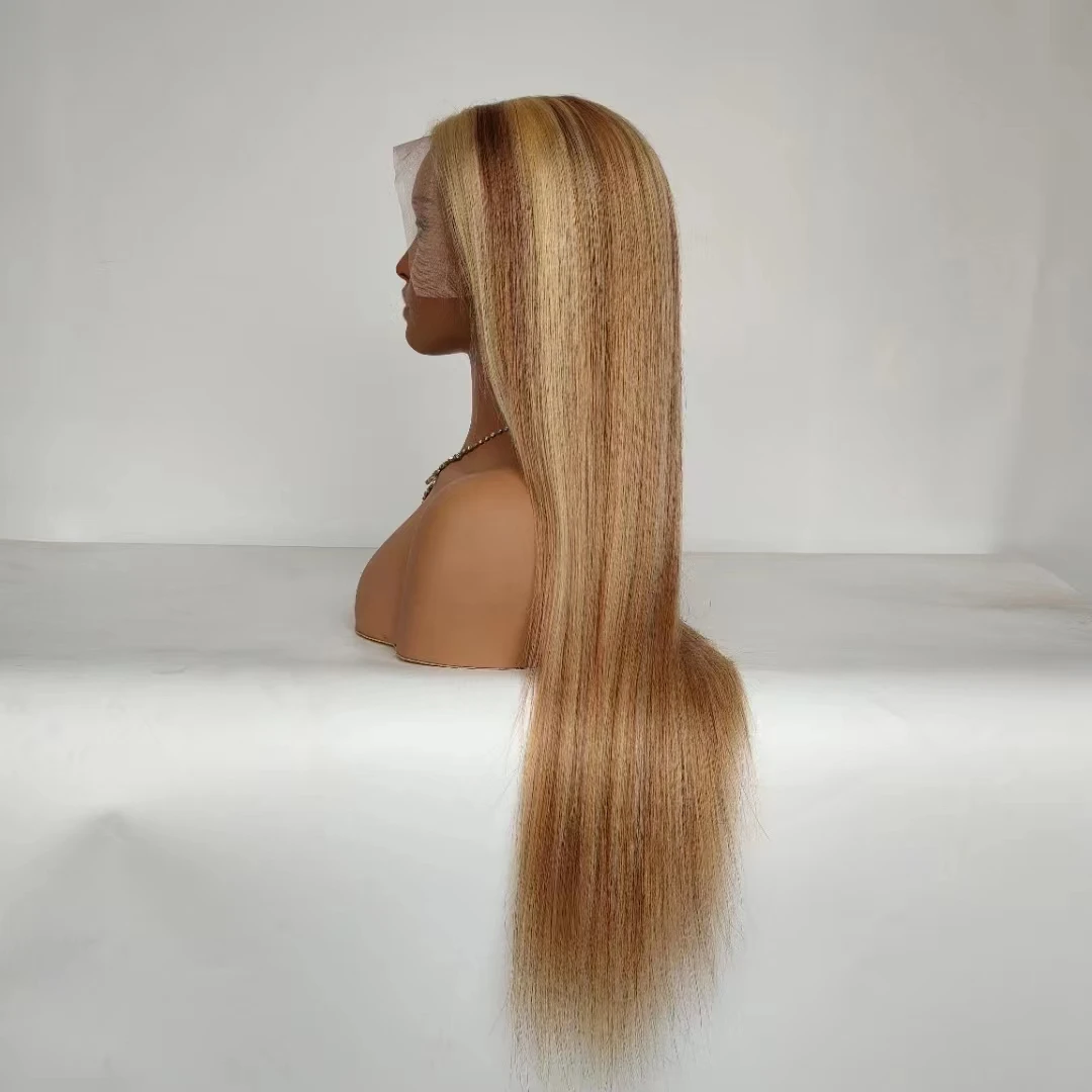 New Product P4/613# Color Wig Hd Lace Frontal Natural Human Hair Wigs, Virgin Brazilian Hair Lace Front Wig Vendor With Women