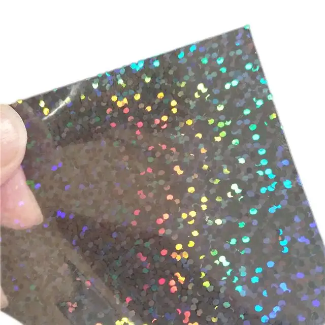 50micon 170g Sparkle Laser Holographic Cold Lamination Film Roll for Surface Protection and Decoration