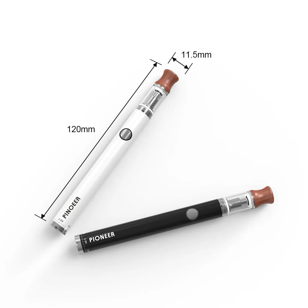  Перезаряжаемая электронная сигарета Cbd Vape Pen с регулируемым напряжением и логотипом на заказ 510 мАч