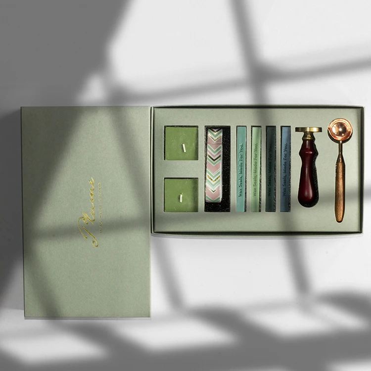 Sealing Wax Stamp Set Christmas Vintage for Festival Wedding Invitation Wax Seal Stamp