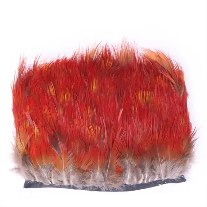 5-8 см все виды костюмов кружева с золотистым фазановым пером для изготовления декоративных украшений