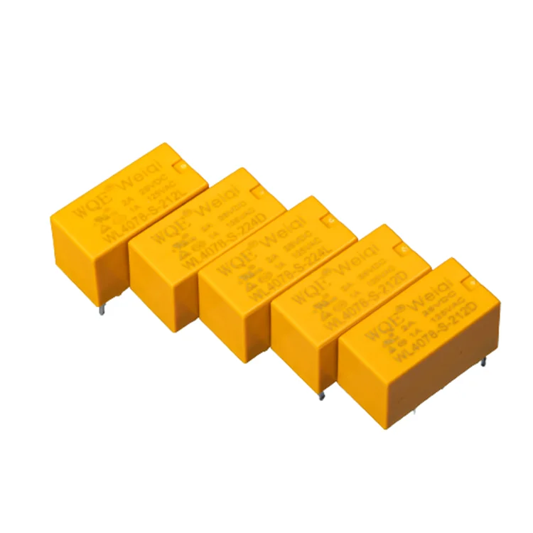 Weiqi 5v 6v 5vdc 9v 12v relay 2a small mini signal relay dpdt relays 12v 8 pin rele