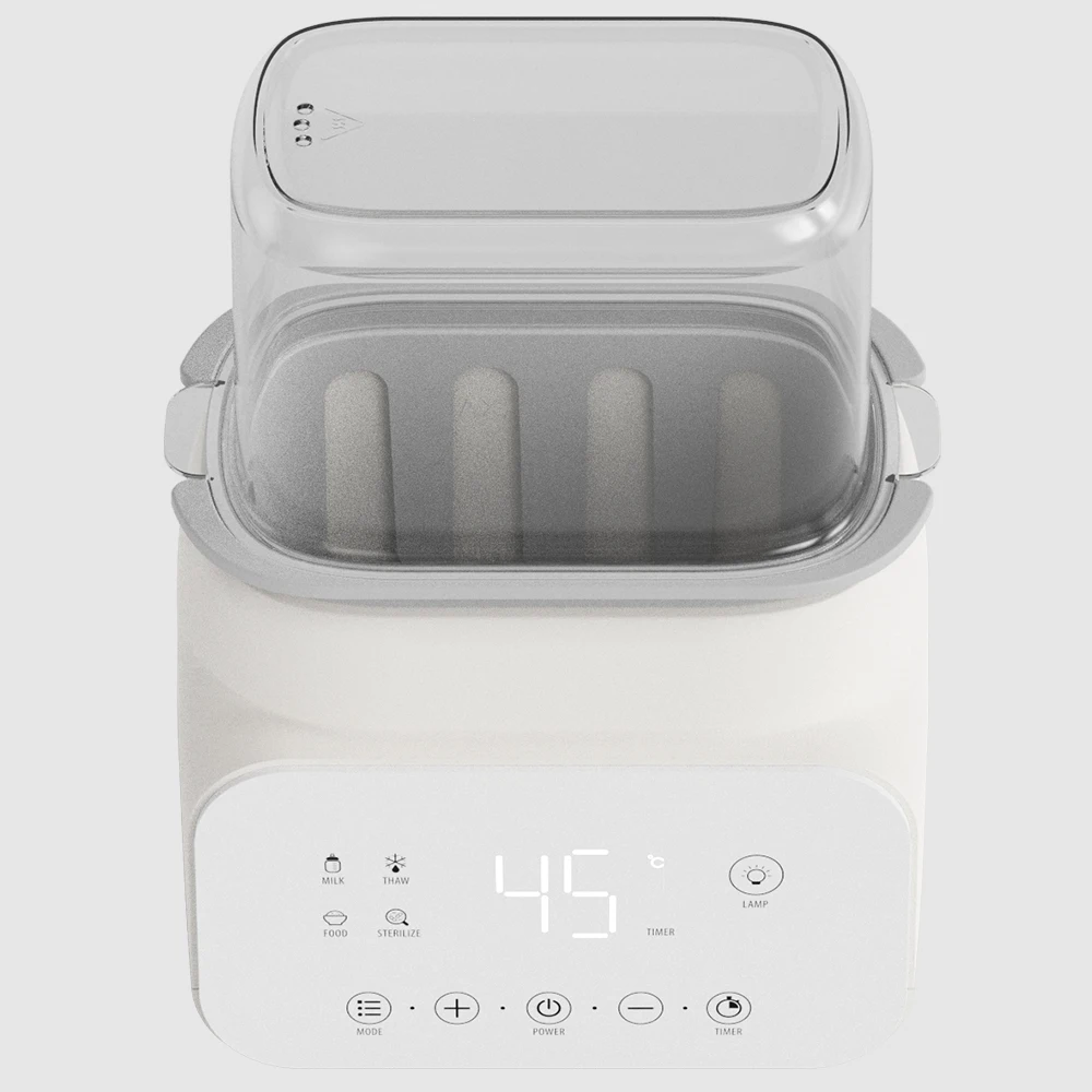 Fast Bottle Warmer 7-in-1 Food Heater&Defrost with LCD Display, Baby Breast Milk Formula Warmer with 24H Temperature ,BPA free.