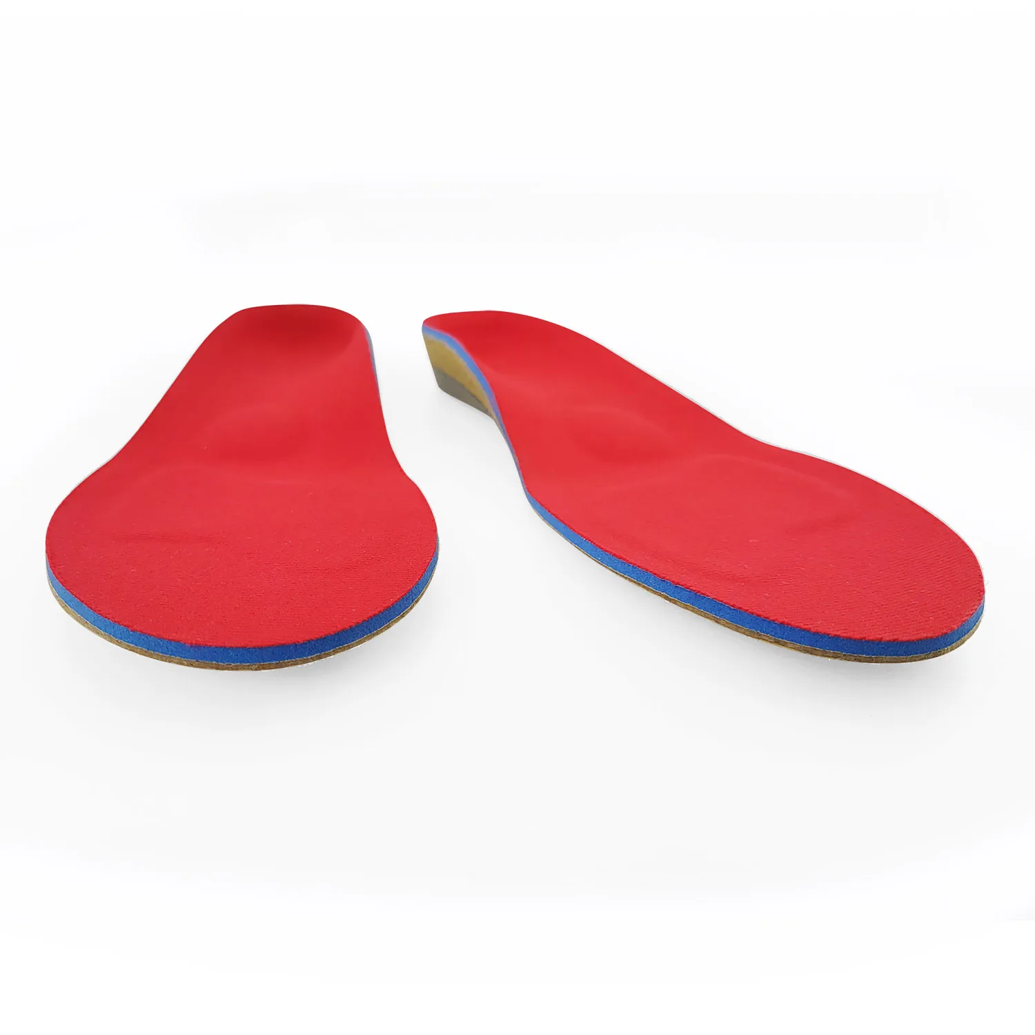 Arch Support Flat Foot Orthopedic Sneaker Inserts Insole Carbon Fiber Gel Poron Orthotic Sports Shoes Cork Insoles