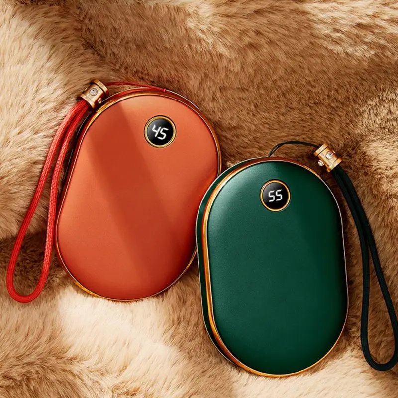 Great Value Double Side, Heating Reusable Heat Pack Hand Warmer10000mah Battery Capacity Hand Warmer/