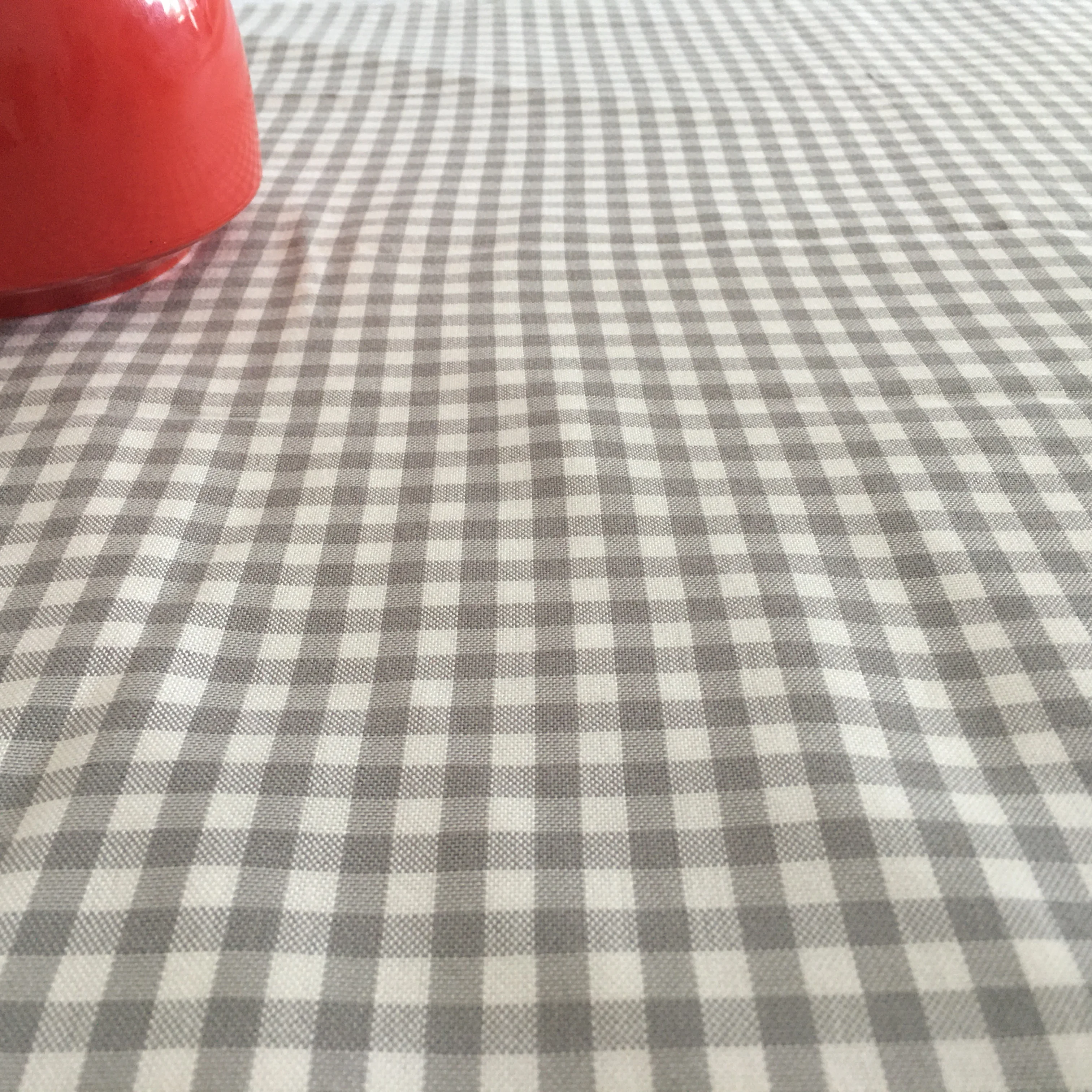 Soft and silky 100% cotton dyed and printed checked fabric