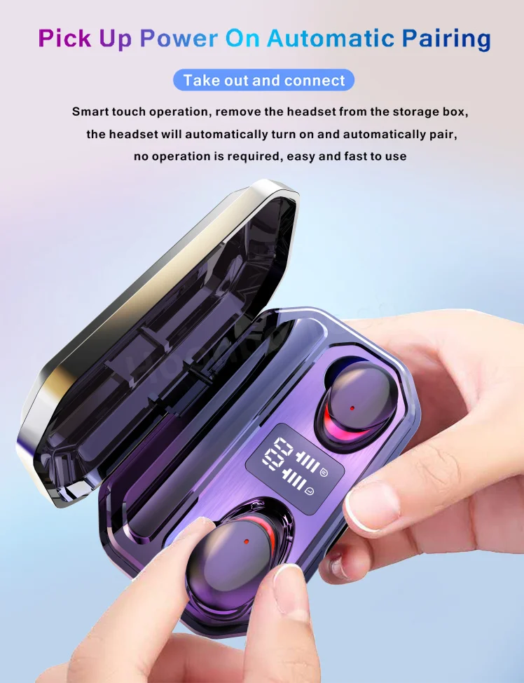 Promotional OEM M15 In Ear BT Headphones Gaming Headset True Wireless Stereo Earphone for TWS