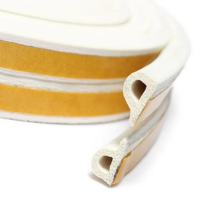 Self adhesive P shape EPDM rubber seal tape