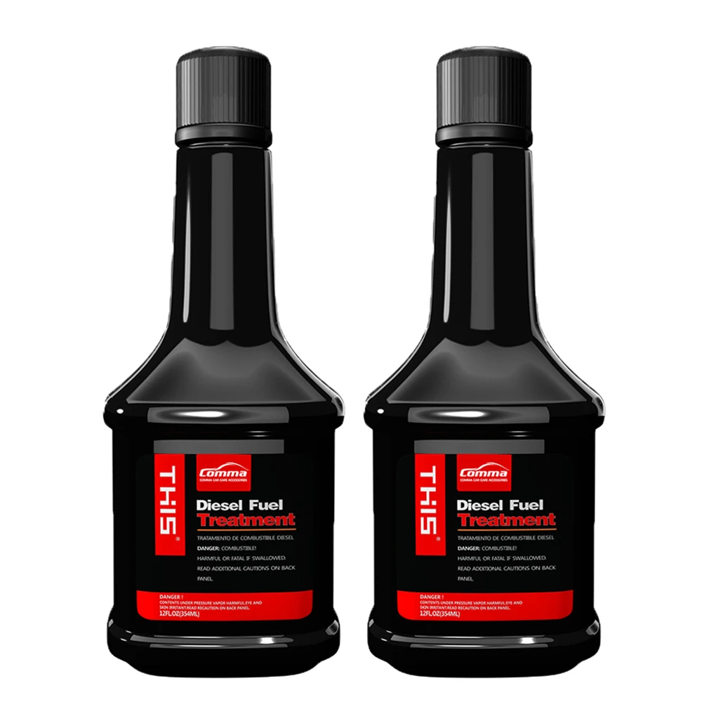 Wholesale Car Accessories Diesel Fuel Treatment 354ml ISO9001 Diesel Treatment Diesel Plastic Fuel Additive Bottle