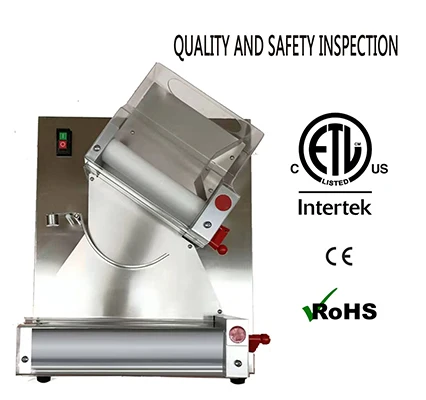 Chef Prosentials Electric 12-15inch automatic pizza somerset dough sheeter dough presser sheeter roller fondant roller sheeter